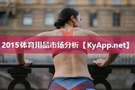2015体育用品市场分析